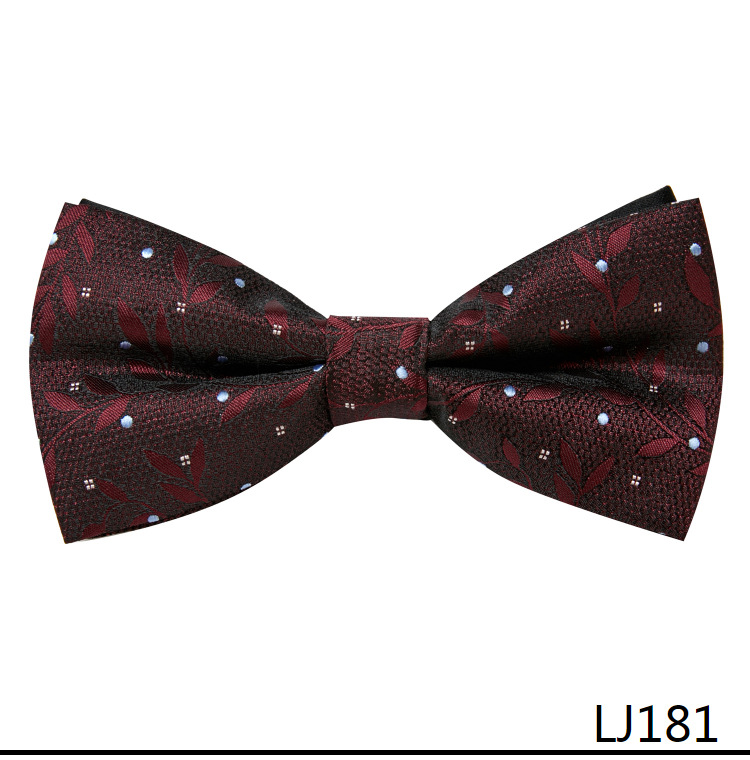 Abbigliamento formale di Bowtie m, versione coreana del matrimonio dello sposo a doppio strato, papillon in tinta unita per me_voghion.com