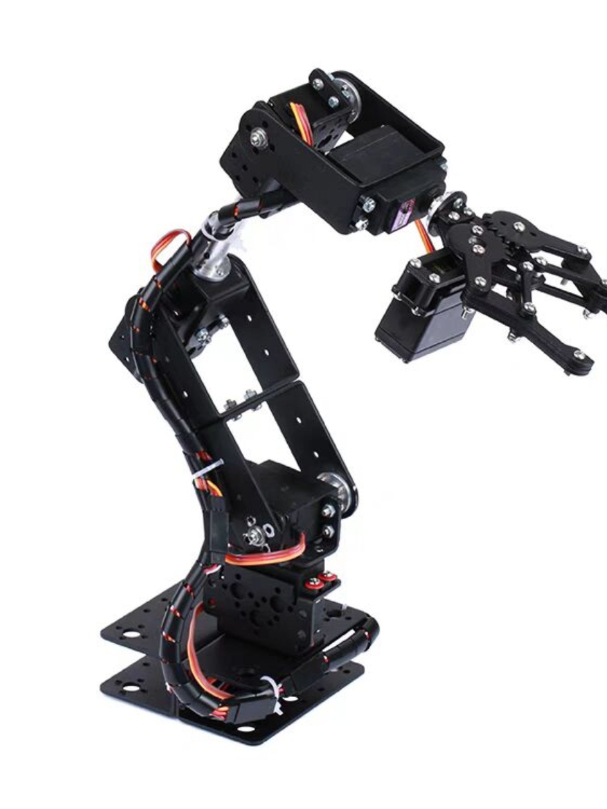 6DOF自由度机械臂 机械手 机器人创客教学平台 多自由度机械手爪