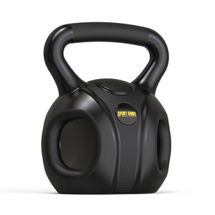 Three-Hole Hand-Held Kettlebell, Blow-Molded Cement Weight Training Kettlebell, Strength Training Kettlebell with Handle