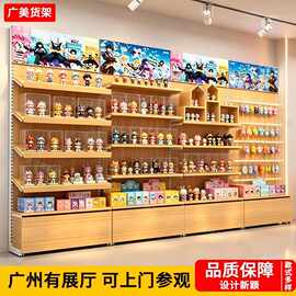 精品饰品边柜玩具宠物店名创货架动漫二次元潮玩谷子店货架陈列架