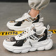 Small crowd leather sports men's shoes live broadcast in spring and summer of 2024 Hong Kong style violence bear Tiktok live broadcast outdoor shoes