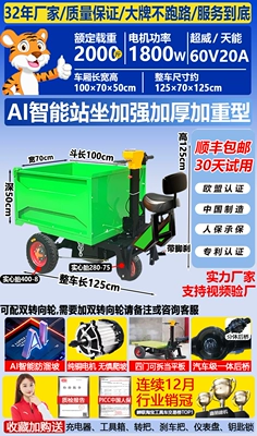 Truck, Tricycle, Dump Truck, Brick and Avtomobil fırlanan platformaları - 3560v5-batteryreinforced-and-thickened-standing-and-sitting-30-thick-model-extra-thick-body-power