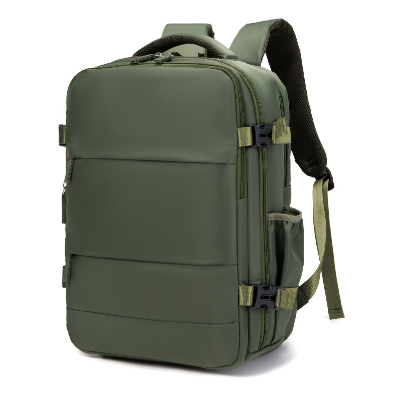 Mochila para Computadora de Viaje de Negocios 180° de Tela Oxford Gran Capacidad para Uso Diario