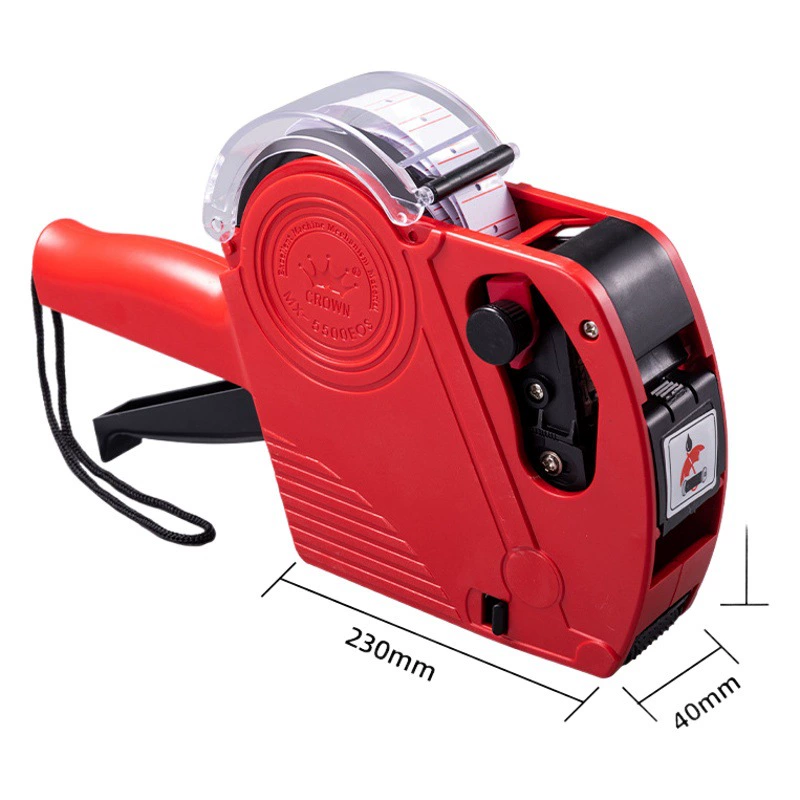 Бесплатная доставка Crown Hongsheng Модернизированная версия с крышкой MX5500 Однорядная ценовая машина пакетное Кодирование машина для кодирования ценников