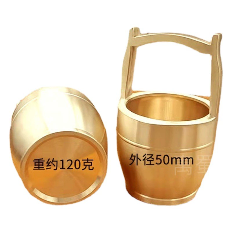 Латунь Крытый двор офис украшения новоселье Свадьба ведро Цзяншань ведро золота творческий подарок ремесла ведро