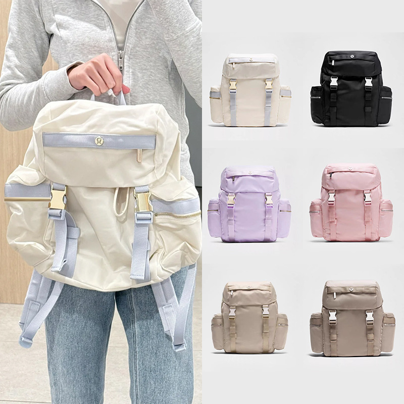 Lululemon Backpack Women's Wunderlust14L/25L Backpack School Bag Waterproof Casual Large Capacity Lululemon Backpack Women's Wunderlust14L/25L Backpack School Bag Waterproof Casual Large Capacity