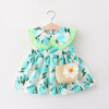 Summer sleevless dress girl's, children's skirt, cute fashionable small princess costume, Korean style, western style