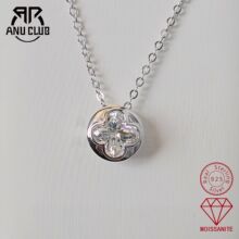 �羳��Ʒ��Ҷ��925��Īɣʯ����moissanite��׹2������ƷŮTIKTOK