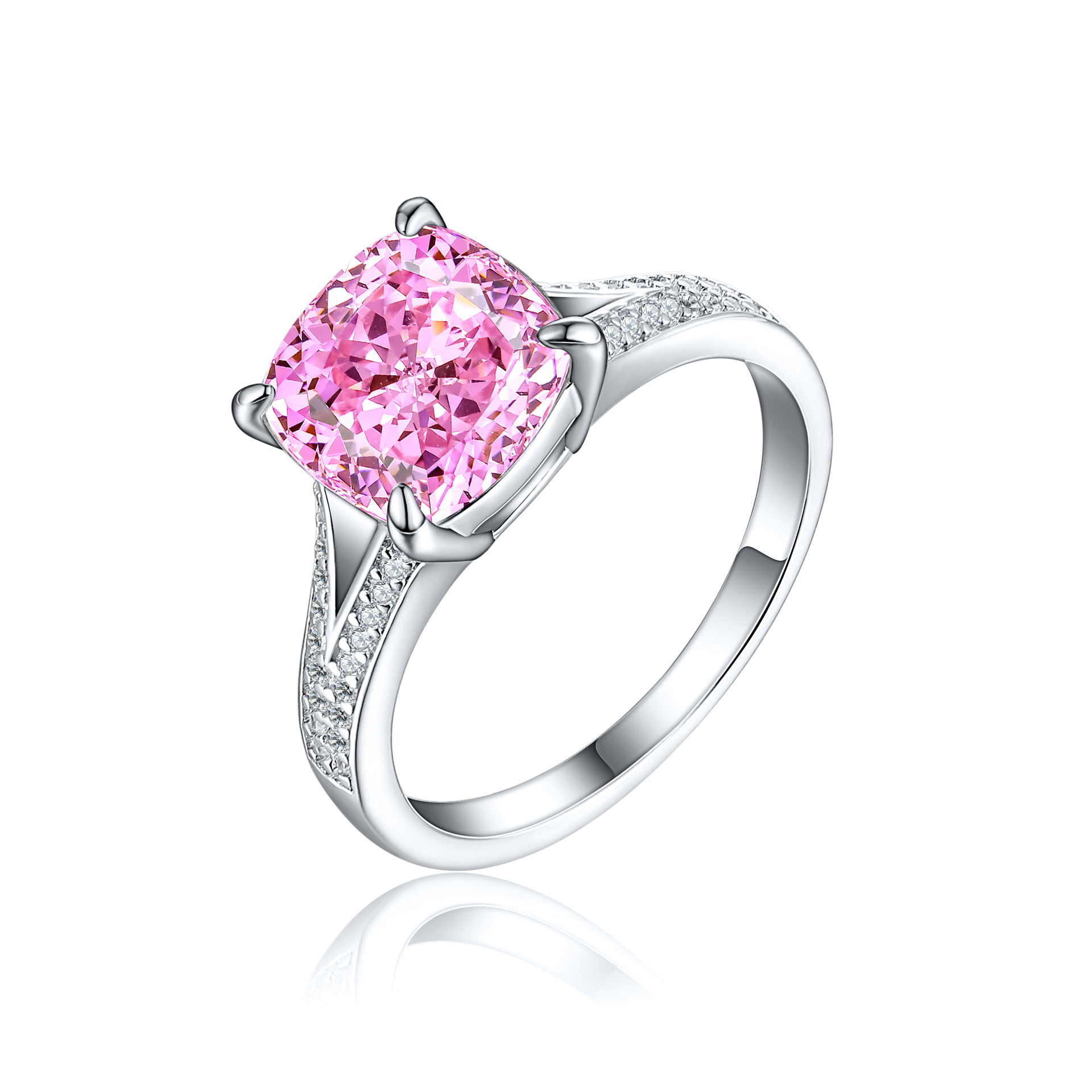 7g Weight High Carbon Diamond Inlay Material Rings Classification 1 Piece Quantity Holiday, Daily Occasion 925 Sterling Silver Material Geometric Pattern Women's Gender Inlay Design Simple Style, Classic Style Style 925 Sterling Silver High Carbon Diamond Geometric Rings 6