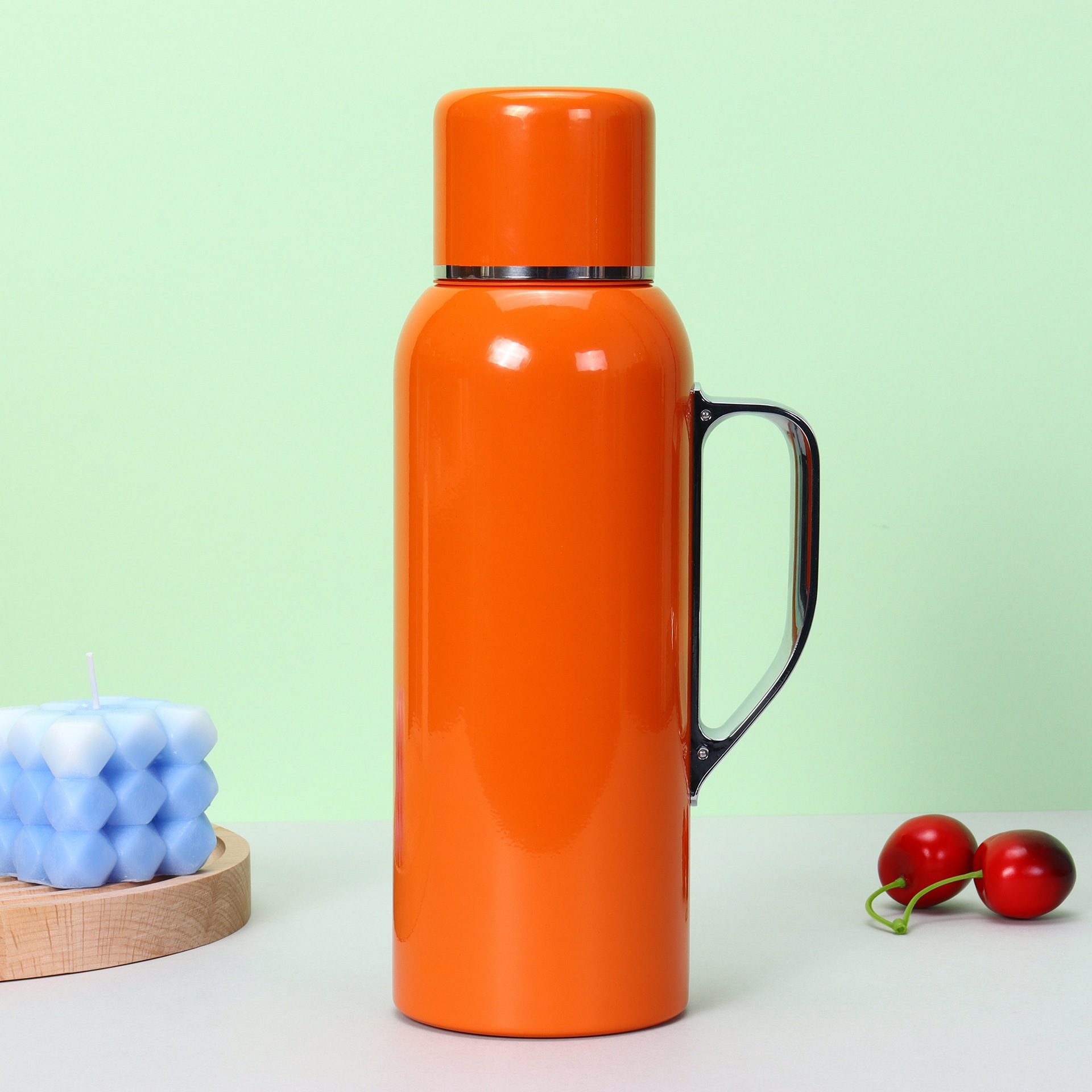 Grado materno-infantil 316 acero inoxidable termocalentador de temperatura mecánica inteligente hervir tetera de té portable separación de té taza de agua portátil