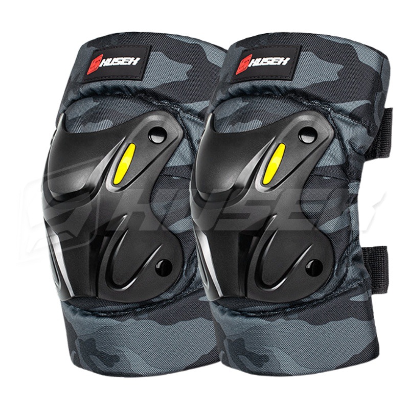 Coche eléctrico motocicleta rodilleras coderas montar cuatro estaciones a prueba de viento anti-caída anti-colisión caballero polainas montar motocicleta equipo de protección