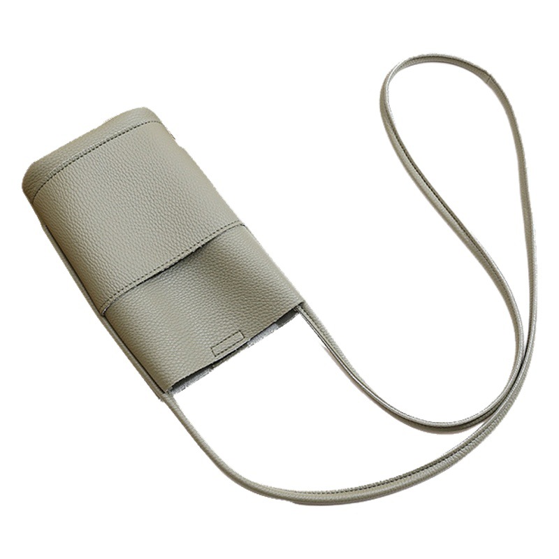 Cross-Border High-End Soft Leather Mobile Phone Bag for Women, Cross-Body Small Bag, 2026 New Style, Stylish and Versatile, Mini Bag for Walking and Shopping