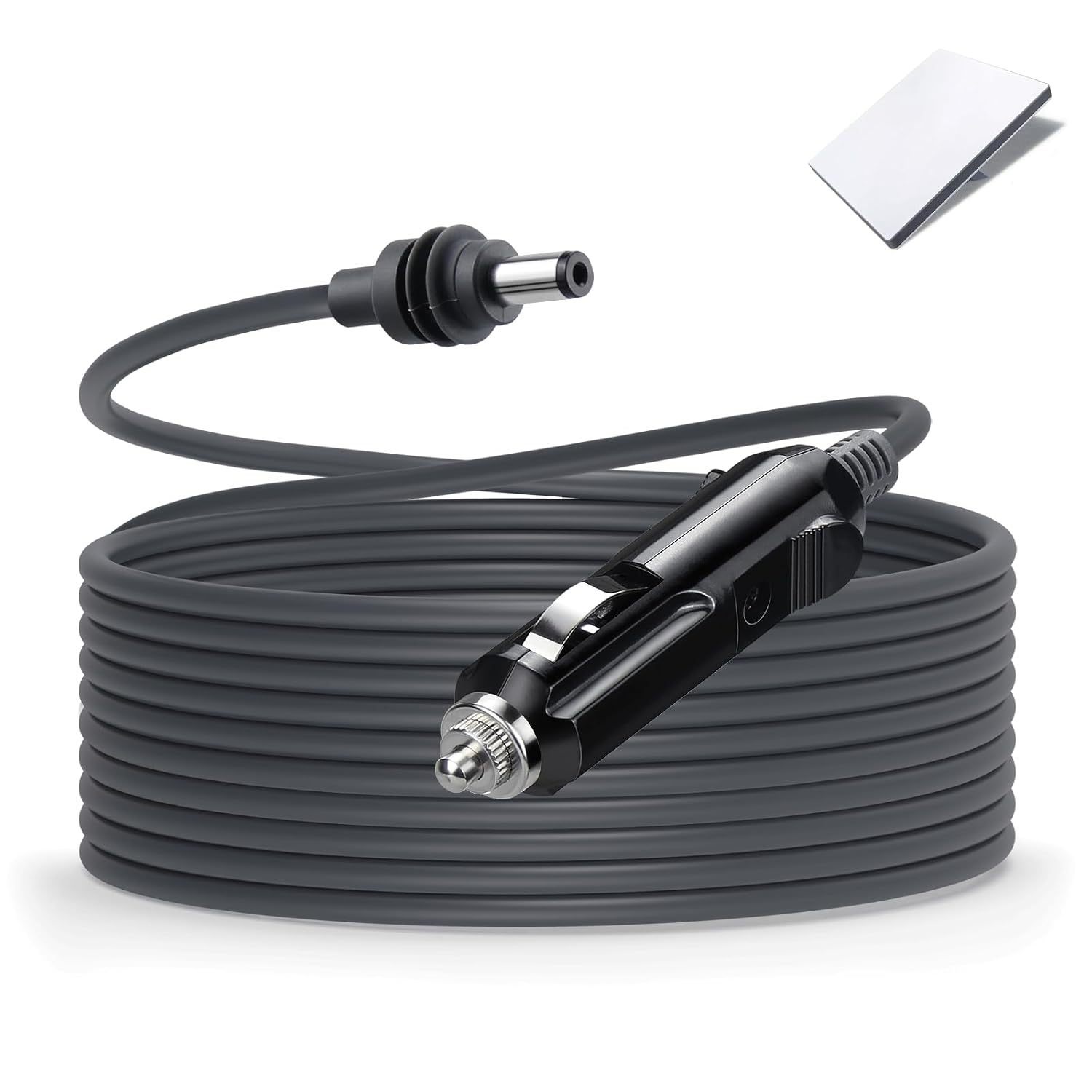 Cross-border best-selling in-stock car cigarette lighter Mini DC charging cable mini device car connection power cable