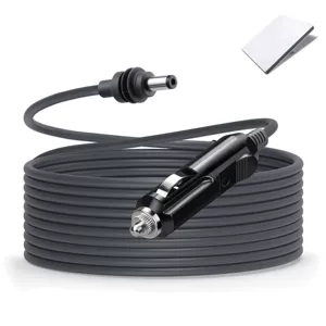 Cross-border best-selling in-stock car cigarette lighter Mini DC charging cable mini device car connection power cable
