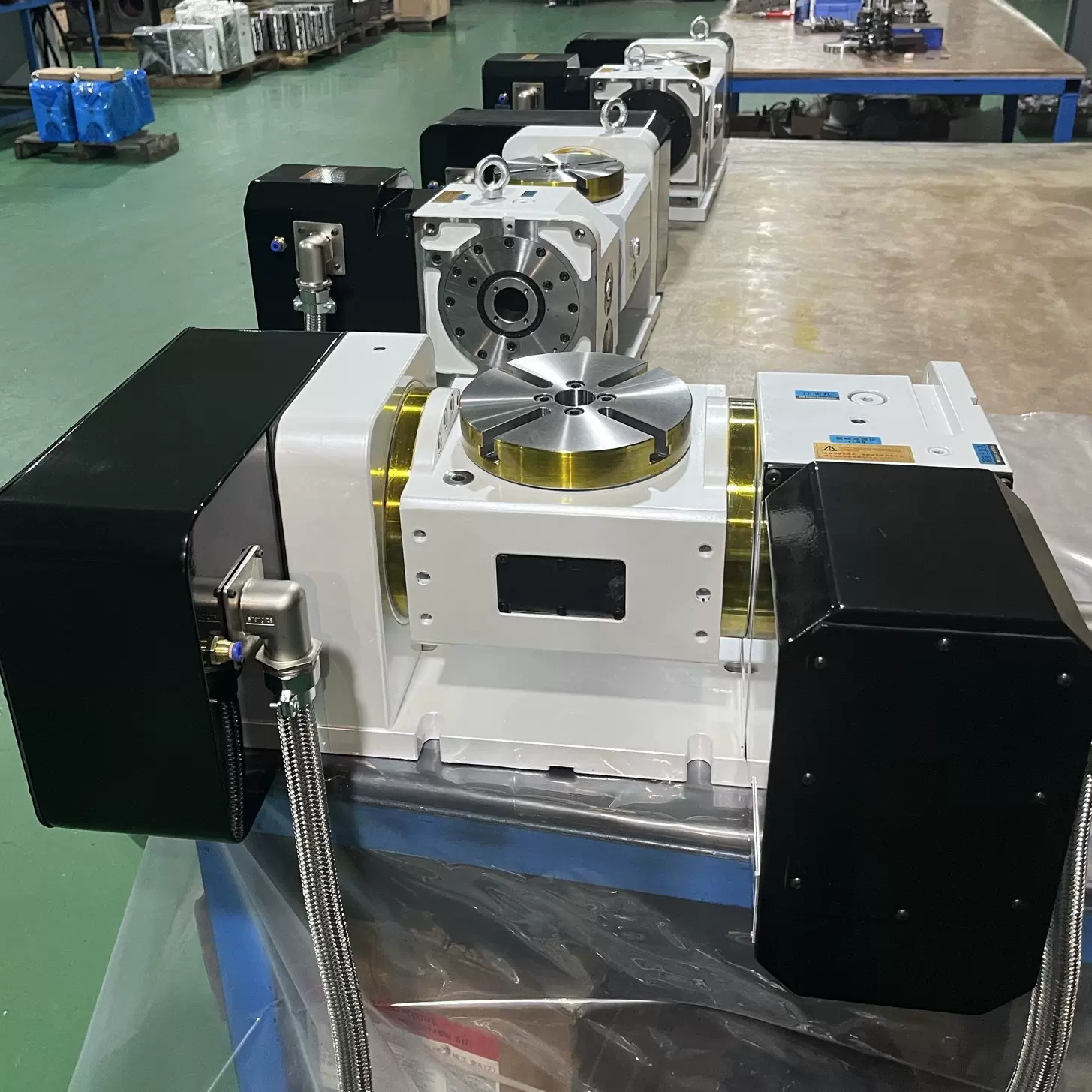 台湾四轴凸轮滚子数控分度盘 五轴转台零间隙分度盘 加工数控转台