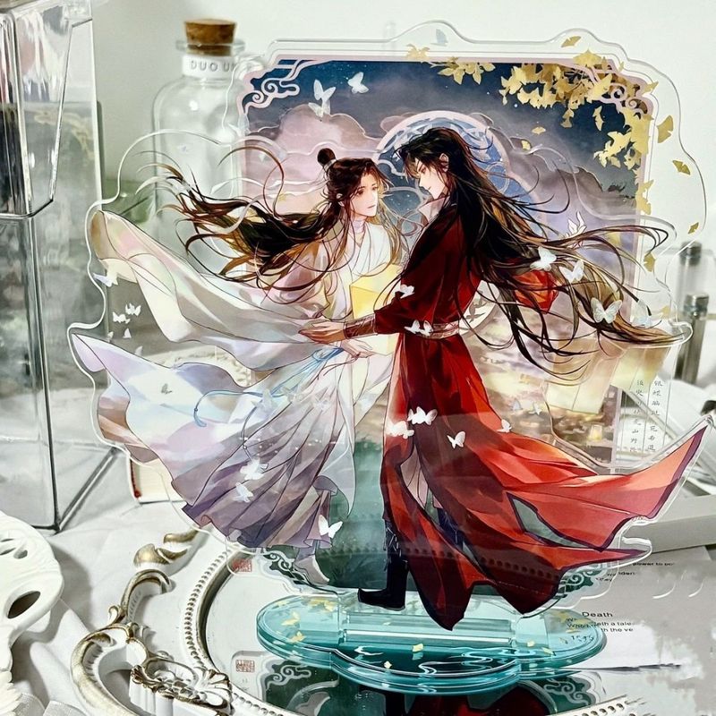 Popular Merchandise Tian Guan Ci Fu Xie Lian Huacheng Custom Acrylic Standee 10cm Exquisite Cute 10cm Xiaohongshu