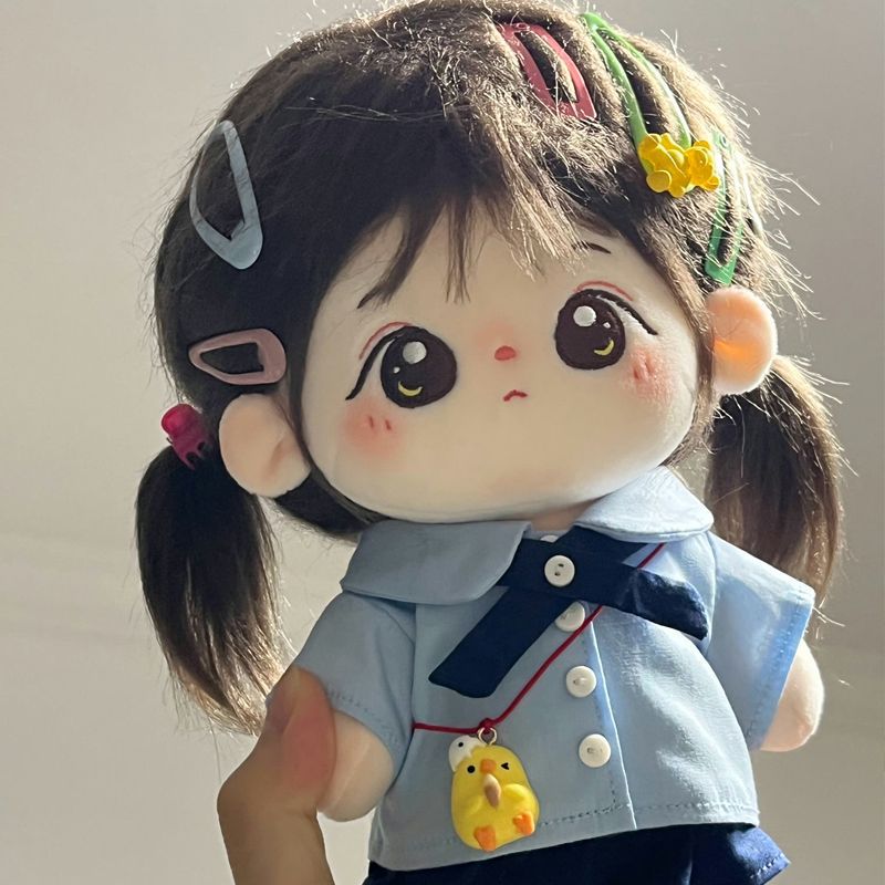 In stock 20cm baby clothes, celebrity cotton dolls, school uniforms, dresses, dolls, dolls, and replacement accessories