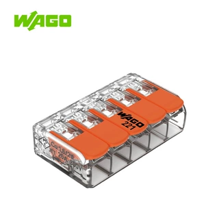 正品授权德国wago万可接线端子221-415电线连接器灯具家用建筑