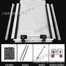 销售铝型材帘片 遥控铝合金卷帘门 可按照尺寸做 批发