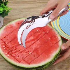 ステンレス钢のスイカのチョッパーのフルーツカッターのチョッパーの多机能のスイカのチョッパーのメロンのスイカのチョッパー