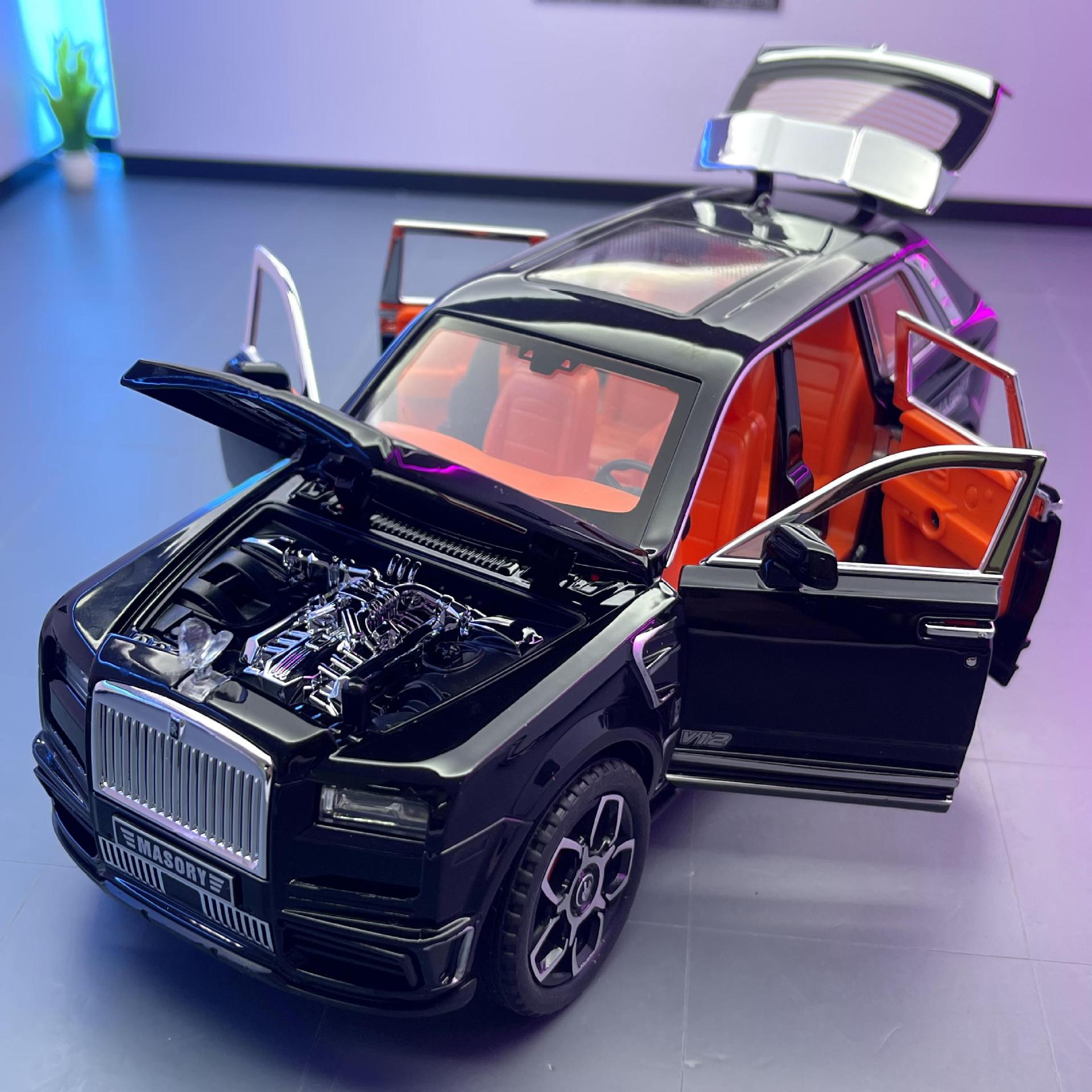 Nuevo Haodi aleación coche modelo 1:24 rollos Curry Sur Tire hacia atrás vehículo todoterreno sonido y luz juego coche música modelo adornos