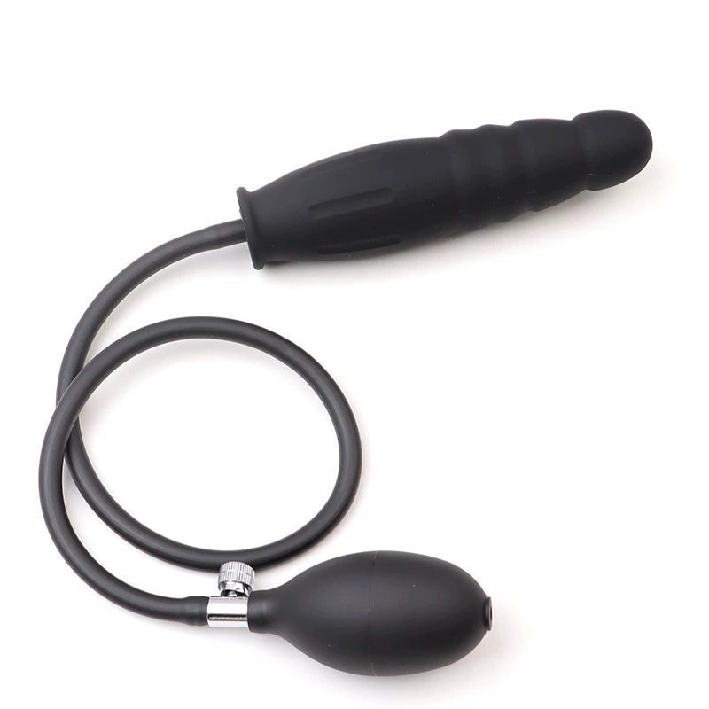 Inflatable Silicone Anal Plug, Adjustable Valve, Multiple Shapes and Sizes (0.124 kg)
