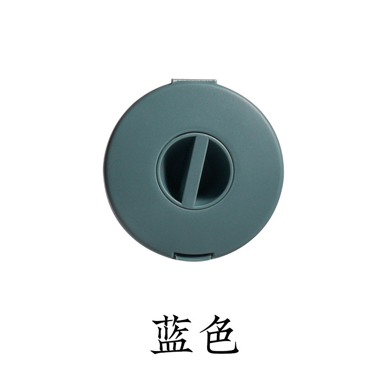 Small handheld portable round rotating storage box, mobile phone, charging cable