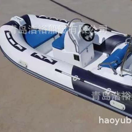 CANTO Haoyu лодка из стеклопластика FRP, прогулочная/рыболовная лодка Paron Sea, резиновая надувная байдарка 4,8 м, упрочнённый корпус