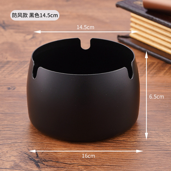 windproof ashtray stainless steel for hotel for commercial use