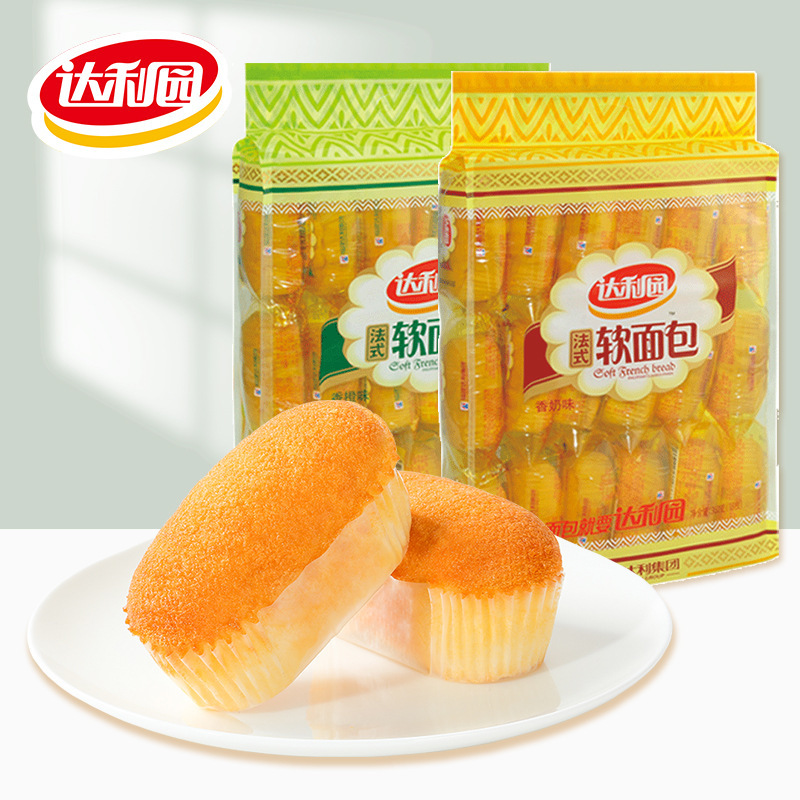 [Dali Garden French Soft Bread 360g] Pastry Breakfast Bread Casual Snacks Snacks Food Snacks Wholesale
