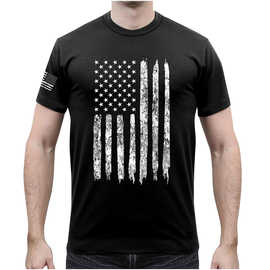 亚马逊夏季2022年新款美国国旗3D男士运动短袖数码印花T恤
