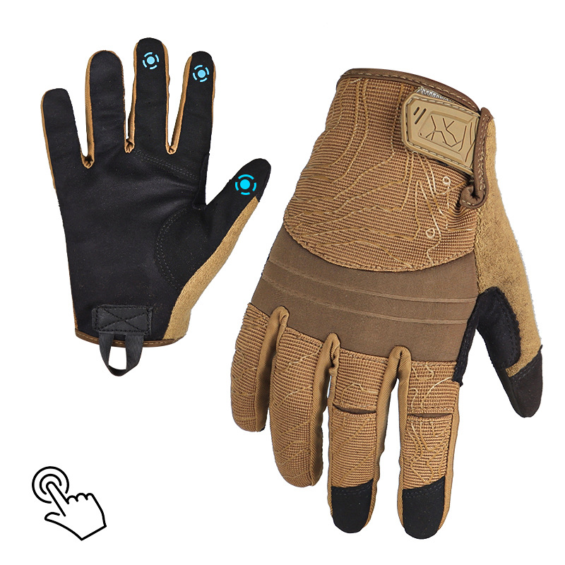 Outdoor Full Finger Combat Gloves Touch Screen For Mountaineering_voghion.com