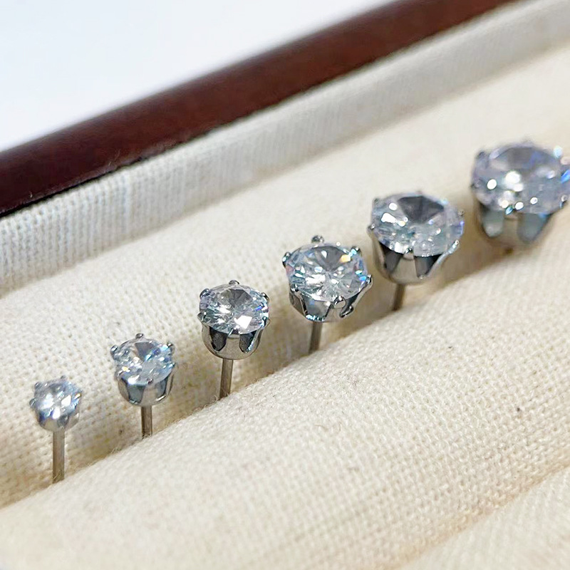 6g Weight 316L Stainless Steel Ear Needle Material Zircon Inlay Material Ear Studs Classification 1 Pair Quantity Holiday, Daily Occasion 316L Stainless Steel Material Geometric Pattern Women's Gender Basic, Modern Style, Classic Style Style Waterproof Non Tarnish, Surgical Steel, Plating, Inlay Craft 316L Stainless Steel Zircon Geometric Waterproof Non Tarnish Surgical Steel Basic Modern Style Classic Style Ear Studs For Women's 10