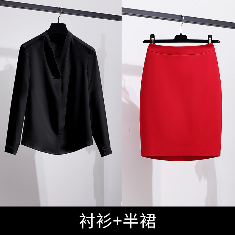 职业女裙套装米白色高端西装外套女西服时尚酒店经理美容师工作服|undefined