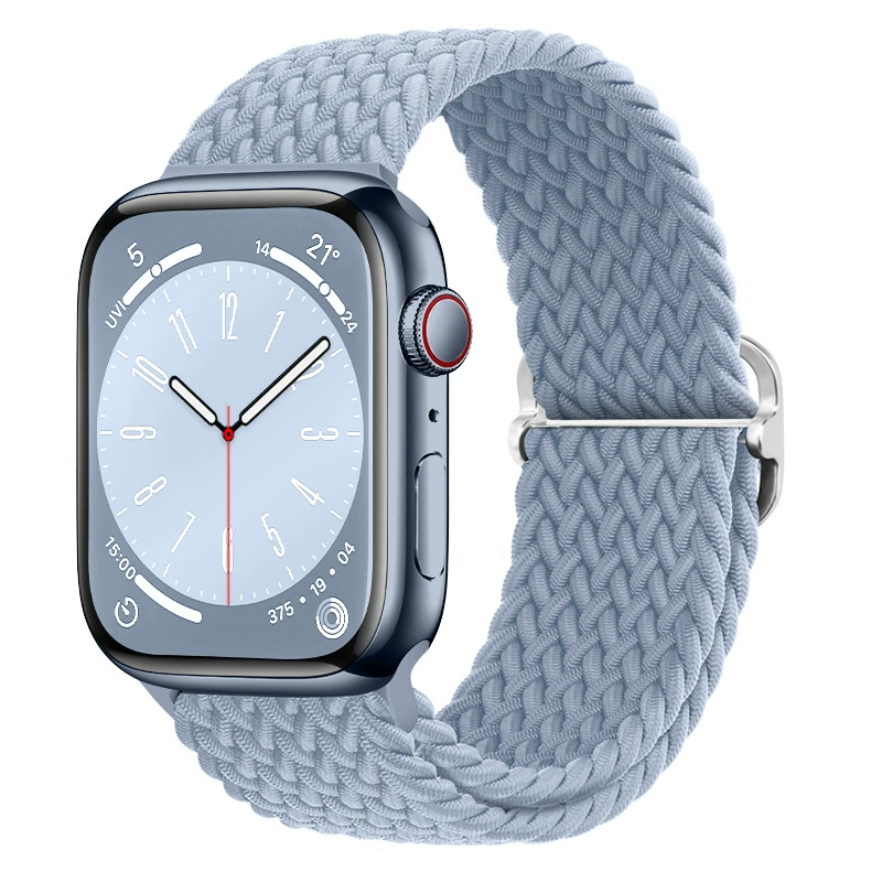 Смарт-ремешок Apple Watch подходит для Apple iWatch поколения 67891011 регулируемый нейлоновый переплетенный ремешок новый стиль