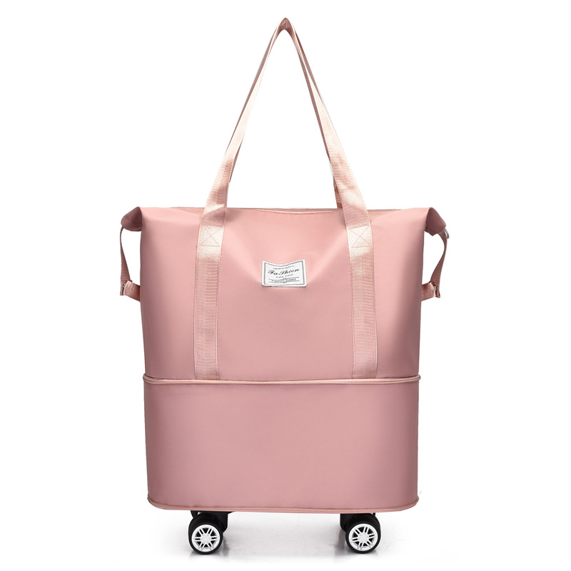 Bolsa de viaje de rueda universal bolsa de equipaje Portátil Bolsa de almacenamiento bolsa de maternidad separación húmeda y seca de gran capacidad bolsa de Yoga de fitness