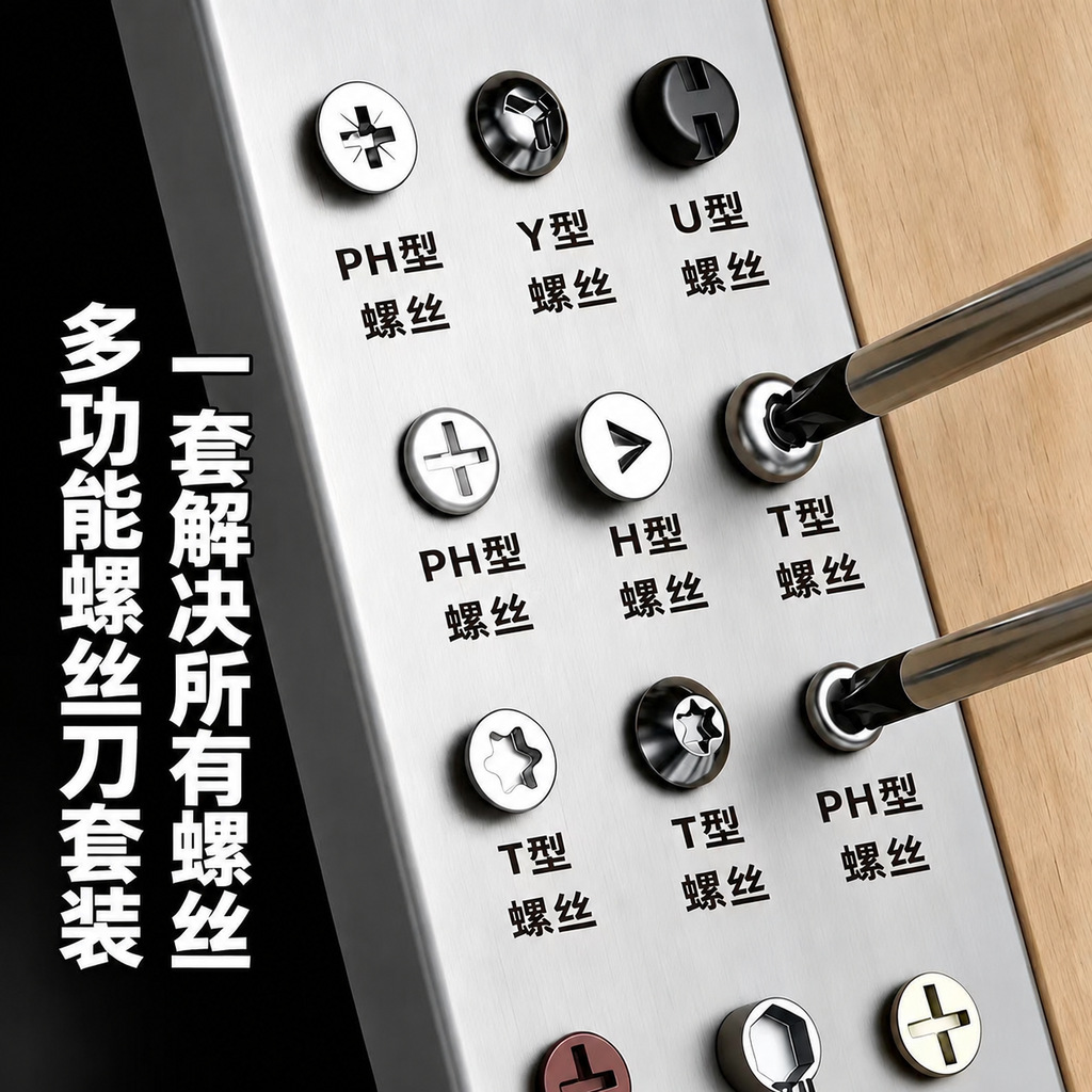 螺丝刀套装组合带磁拆卸维修工具螺丝批头梅花改锥异型螺丝刀套装