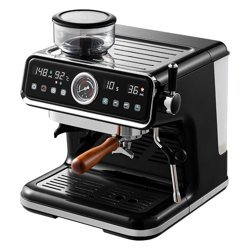 Máquina Espresso Máquina de café italiano Máquina de café semiautomática doméstica pequeña 20Bar Máquina de café de infusión de leche transfronteriza image 11