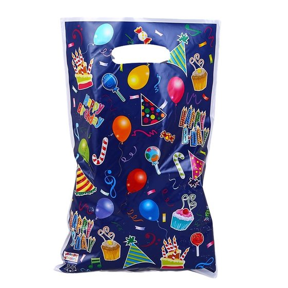 Amazon Spot Gift Bag Party Birthday Party Tote Bag Wholesale Four-Finger Candy Bag Graphic Bag