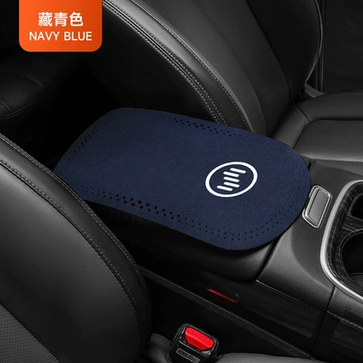 Central Armrest Box Anti-slip – Armrest box pad - walt-shield-protective-pad-navy-blue