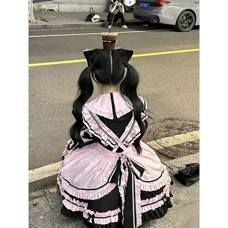 Милый комплект, платье, косплей, стиль Лолита