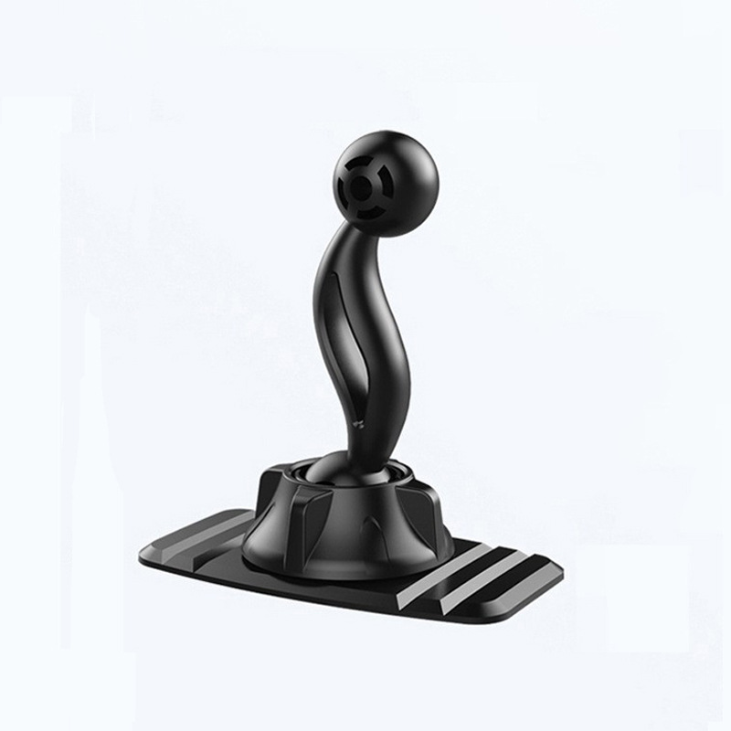 17MM双球头车载手机支架黏贴式底座 仪表台磁吸重力导航支架配件