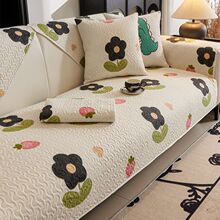 沙发垫四季通用简约现代卡通沙发套罩全包防滑布艺坐垫扶手巾代发