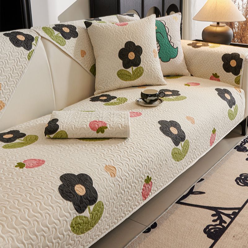 沙发垫四季通用简约现代卡通沙发套罩全包防滑布艺坐垫扶手巾代发