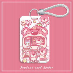 Adorable Dog Card Holder with Slip Cover, Student ID, Access Card, Campus Card, Bus Card, ID Card Holder