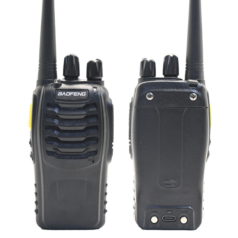 Nuevo BAOFENG Baofeng portátil civil TYPE-C puerto de un botón a la frecuencia Inglés al por mayor