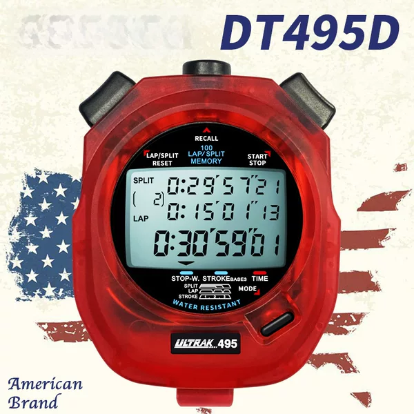 New Timer Track and Field Digital Stopwatch 100 Rows 3 Rows Ultrak Orosaic Dt495D Wholesale Stopwatch