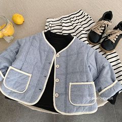 邦诚儿童外套2025冬季新款男女童方块绗棉加厚冬装宝宝服饰潮批发