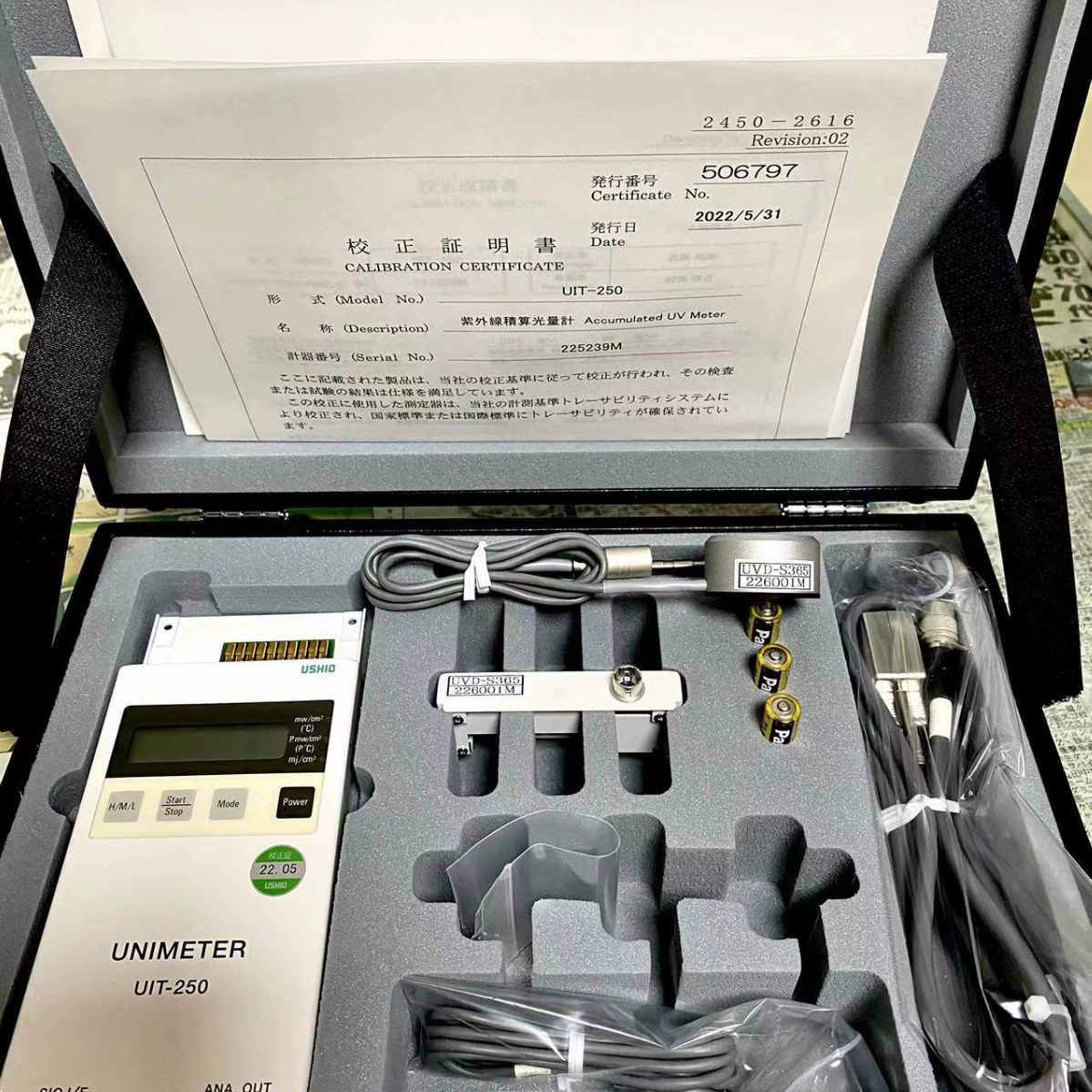 Оригинальный заводской прибор USHIO Bulltail UVD-365PD цифровой измеритель интенсивности УФ-света