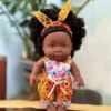 Orange Back Belt Woman